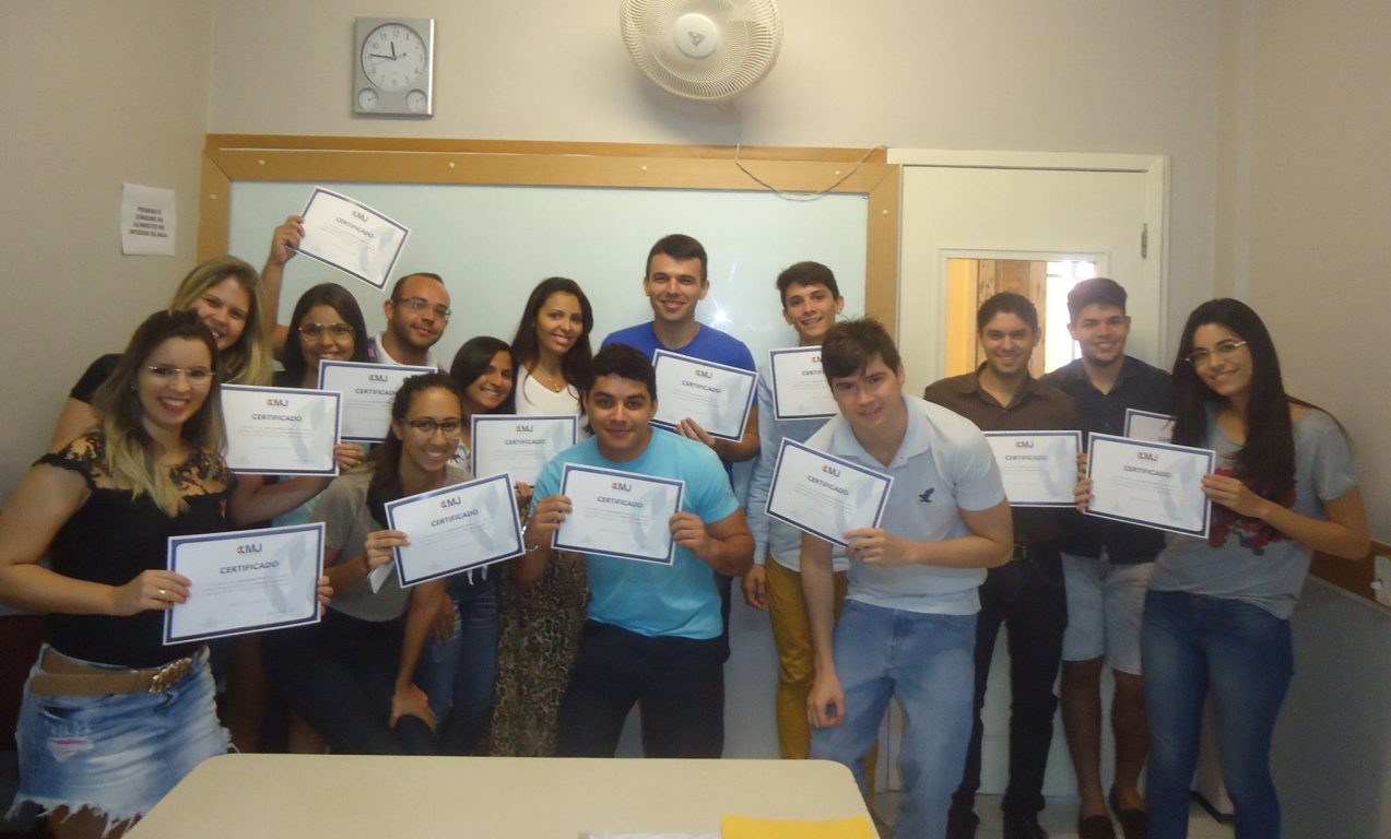Turma do curso Assessoria de Imprensa da MJ Capacitações