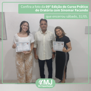 Foto da 09ª Edição do Curso Prático de Oratória com Sinomar Facundo