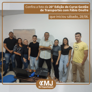 20ª edição do Curso Gestão de Transportes com Eliezer Pinheiro