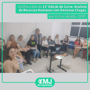 13ª edição do Curso Analista de Recursos Humanos com Damiana Chagas