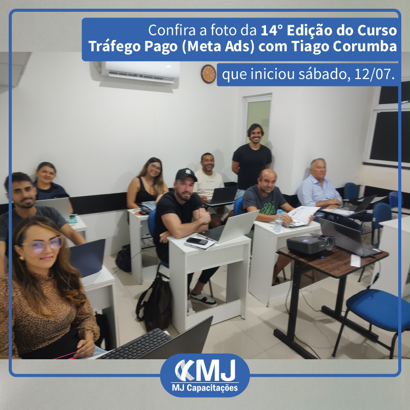 14ª edição do Curso Tráfego Pago (Meta Ads) com Tiago Corumba