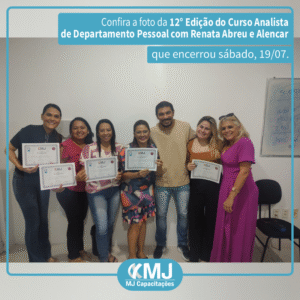 12ª Edição do Curso Analista de Departamento Pessoal com Renata Abreu e Alencar