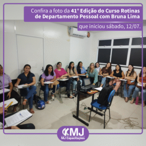 41ª edição do Curso Rotinas de Departamento Pessoal com Bruna Lima