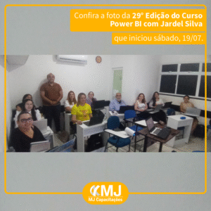 29ª edição do Curso Power BI com Jardel Silva
