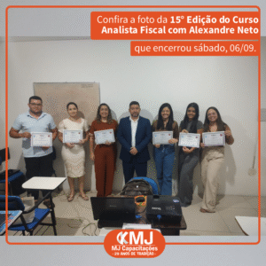 15ª Edição do Curso Analista Fiscal com Alexandre Neto