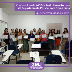 Curso Rotinas de Departamento Pessoal com Bruna Lima