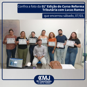 01ª edição do Curso Reforma Tributária com Lucas Ramos